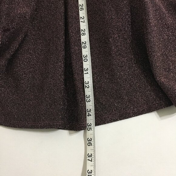 Good Girl USA Puff Skirt Party Dress Youth 14  fit and flare Burgundy Glitter - Picture 13 of 15